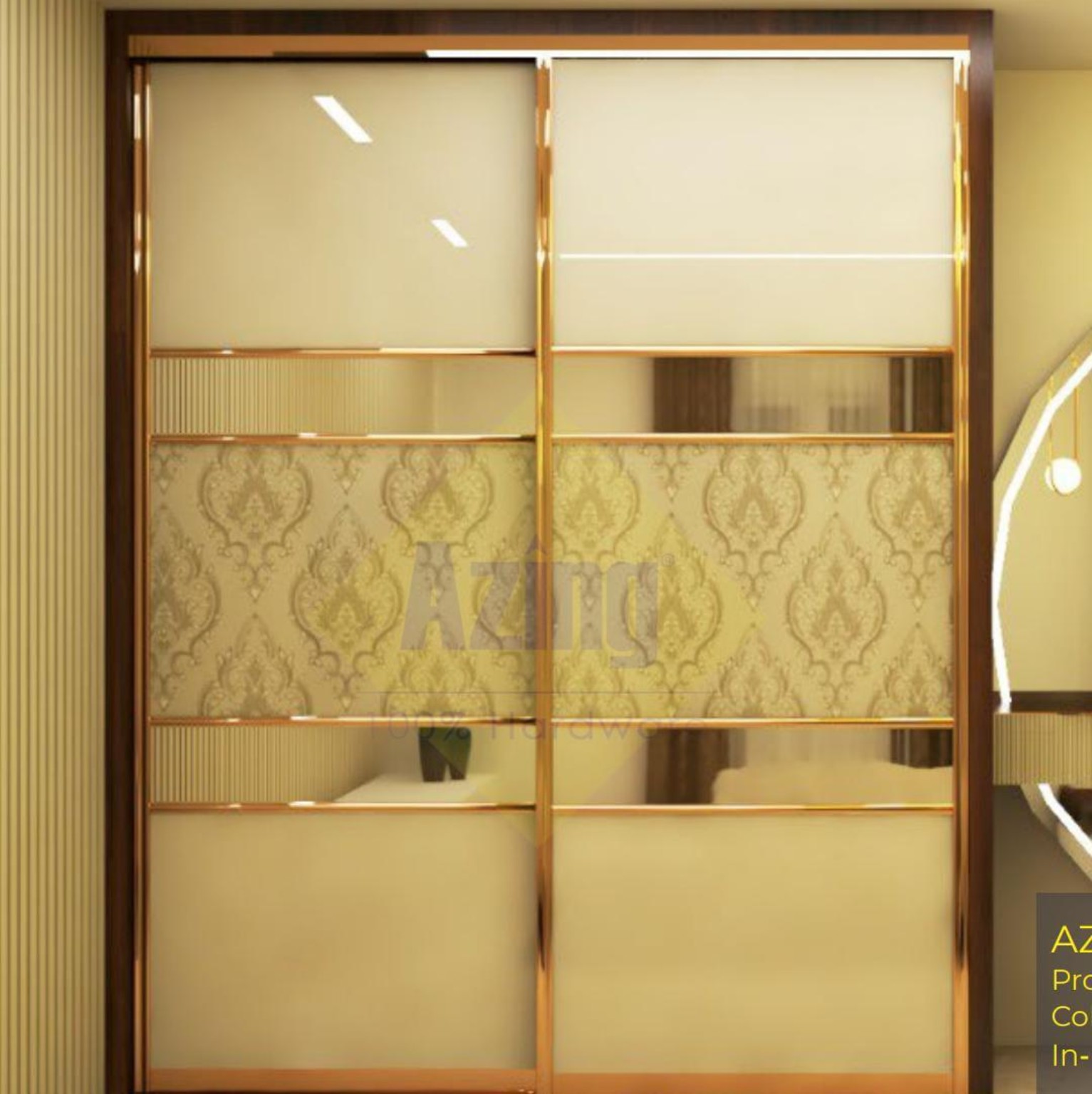Sliding wardrobe design 6
