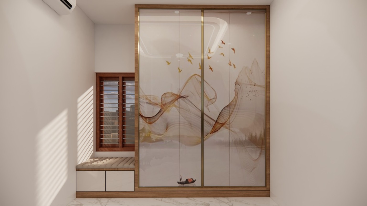 Sliding wardrobe design 5