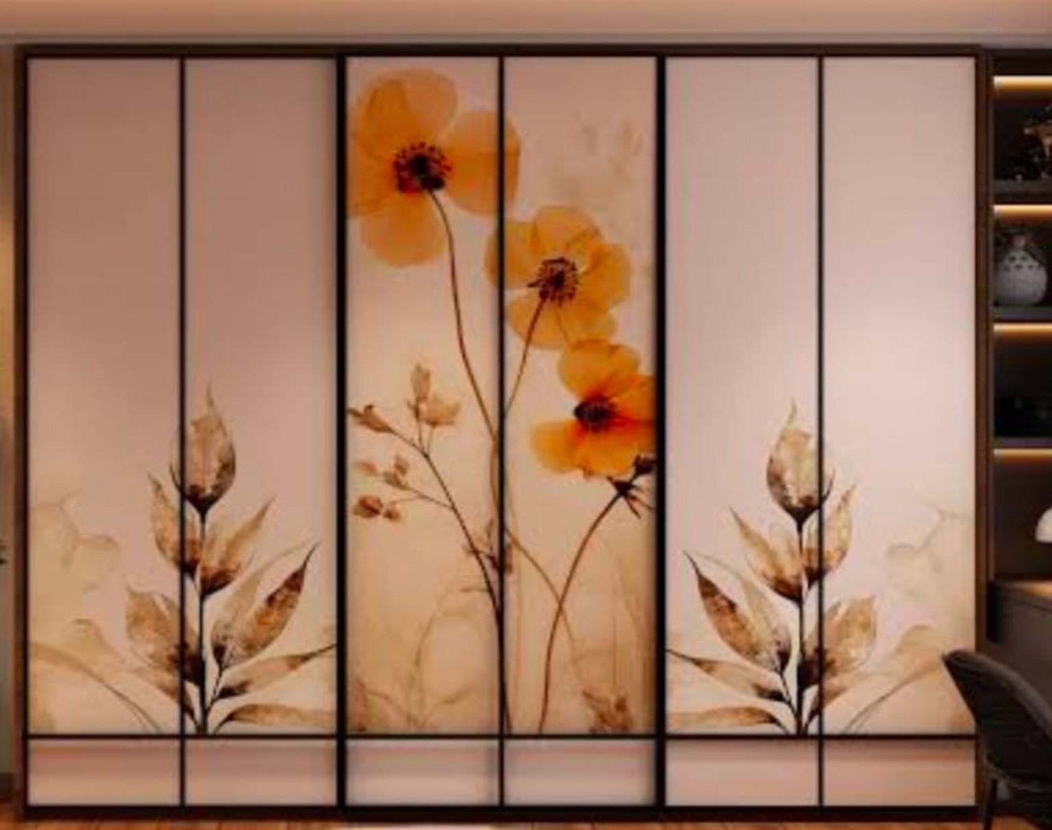 Sliding wardrobe design 4