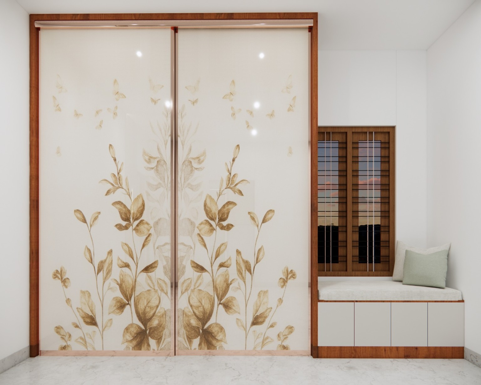 Sliding wardrobe design 12
